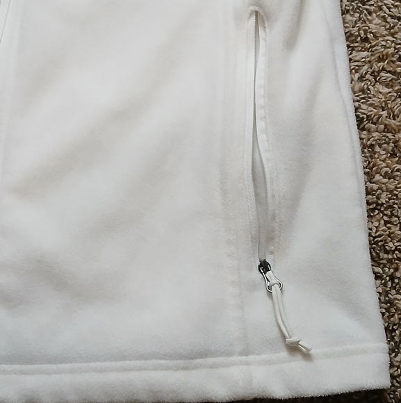 Columbia Women's White Fleece Jacket - Picture 3 of 12